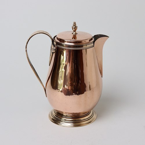 Victorian Copper Coffee Pot