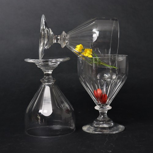 Three, Early 19Th Century, English Crystal Rummers