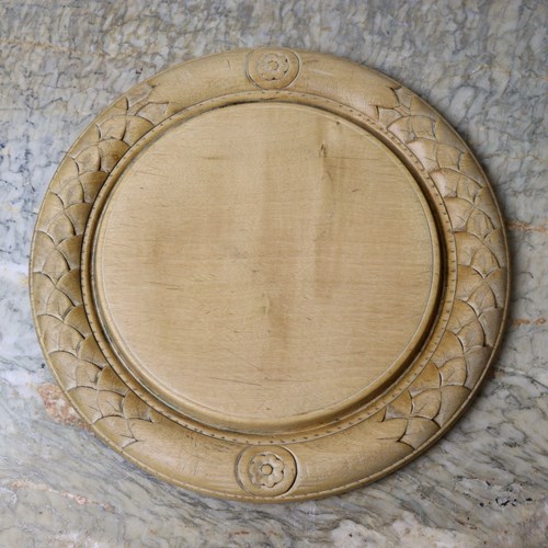 Sycamore Breadboard Carved Like A Wreath