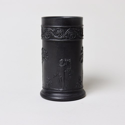 Wedgwood, Black Basalt Spill Vase