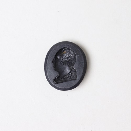 Wedgwood & Bentley Intaglio With Male Head
