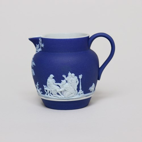 Miniature Wedgwood Blue Jasper Jug