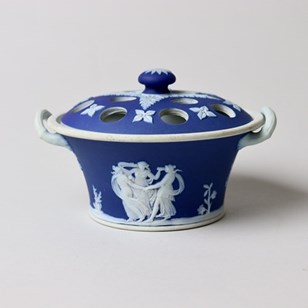 Small Wedgwood Dark Blue Jasper Vio...