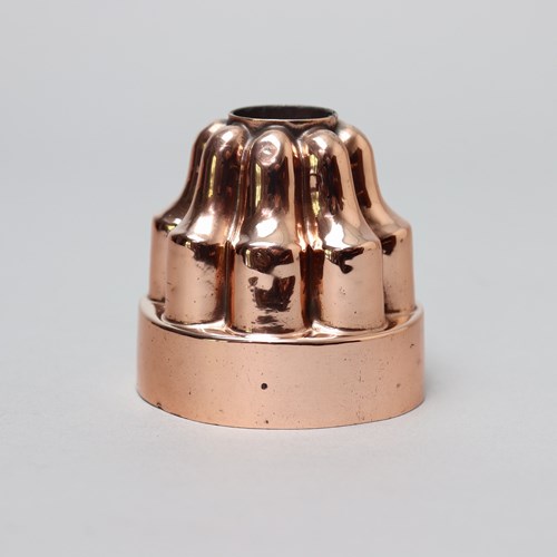 Miniature Copper Mould In The Shape Of A Border Or Tongues
