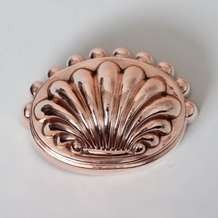 French Copper Mould With Shell Top
