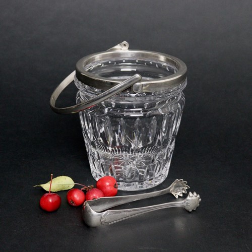 French Crystal Ice Bucket