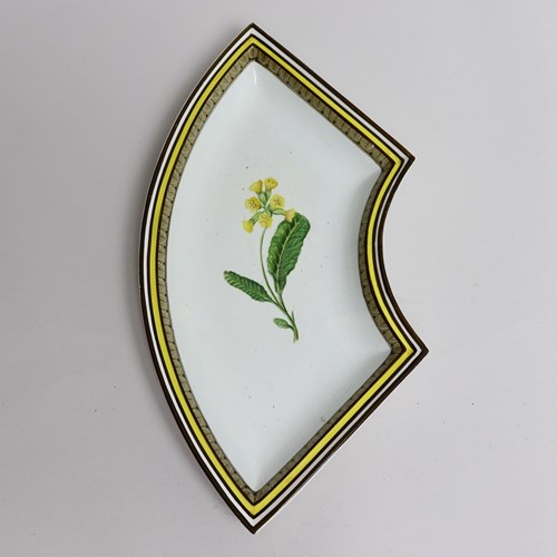 Hand Painted, Spode Creamware Dish
