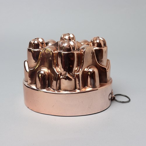 Attractive, 19Th Century, French Copper Mould