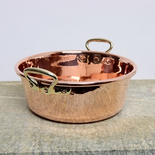 Small, French Copper Preserve Pan