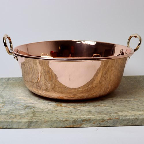 Large, French Copper Preserve Pan