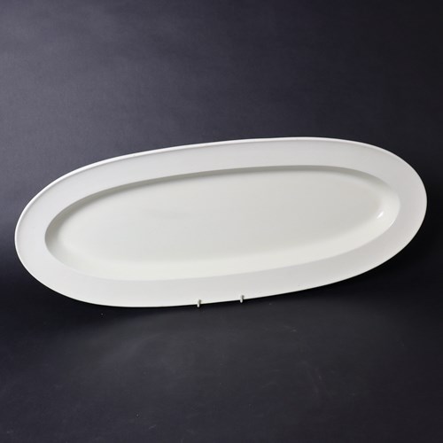 French Creamware Salmon Plate