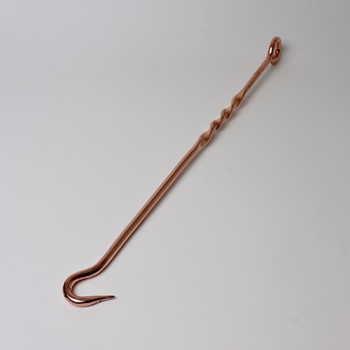 Long 19Th Century Copper Hook