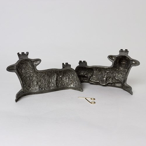 Pewter Ice Cream Mould In The Shape Of A Sheep