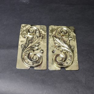 Two Part Brass Nougat Or Ice Mould