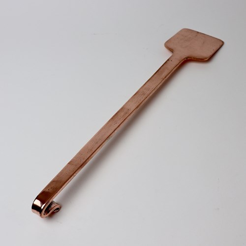 Large French Copper Spatula