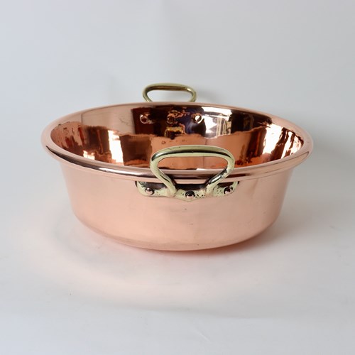 Large, French Copper Preserve Pan