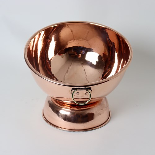 Copper Egg Bowl Engraved "G.C.L"