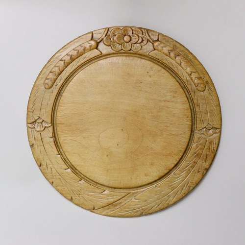 Deeply Carved Sycamore Breadboard