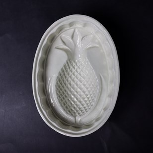 Rare Creamware Jelly Mould Marked "...