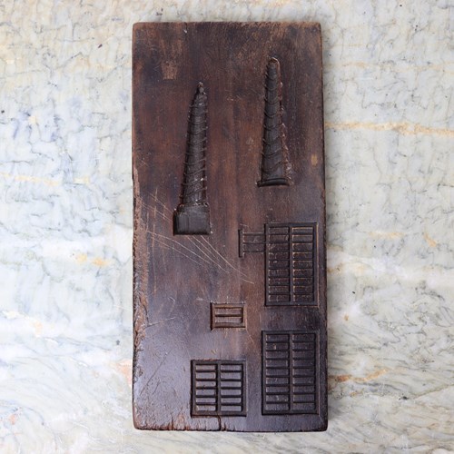 Double Sided Mahogany Sugar Mould