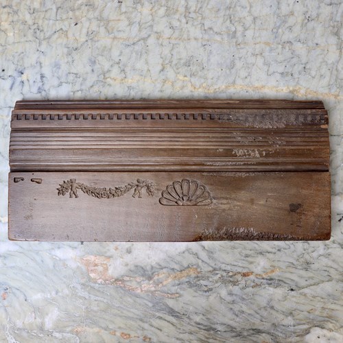 Double Sided, 18Th Century, Fruitwood Sugar Mould