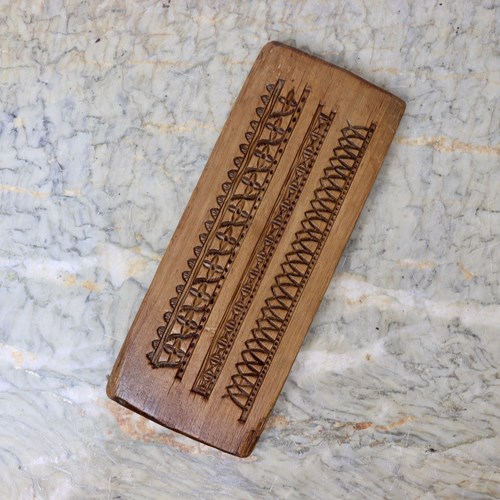 Double Sided, Beechwood Sugar Mould