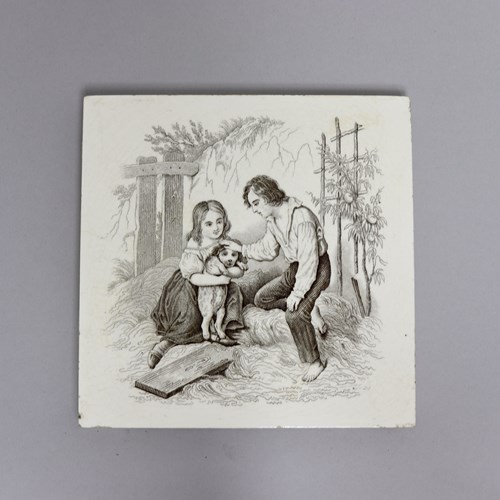Minton Tile From The Village Life Series