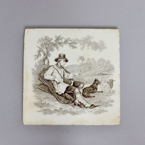Minton Tile From The Village Life Series