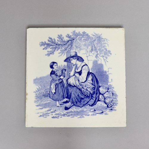 Minton Tile From The Village Life Series