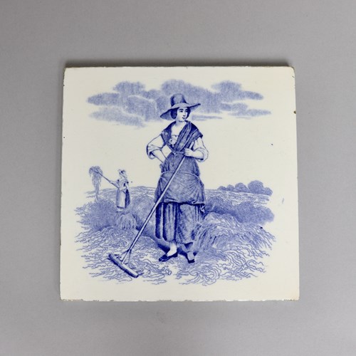 Minton Tile From The Village Life Series