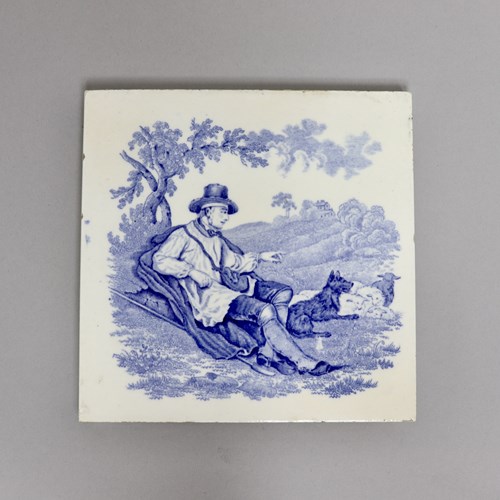 Minton Tile From The Village Life Series