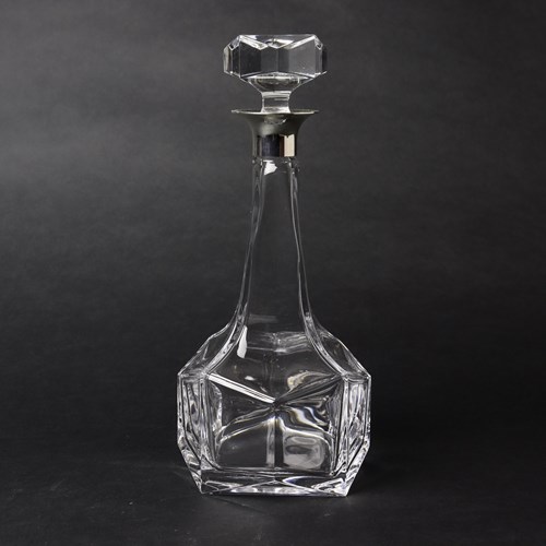 Stylish 1970'S French Crystal Decanter