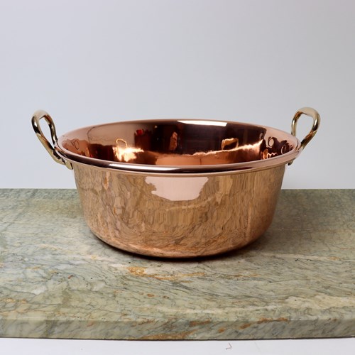 Good Quality French Copper Preserve Pan