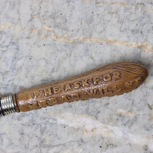 Rare Bread Knife By James Tidmarsh Of London
