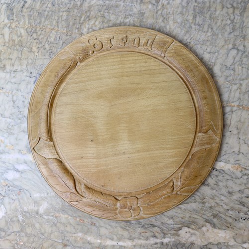 19Th Century Beechwood Breadboard