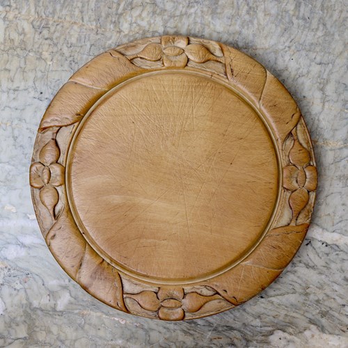 Deeply Carved Beechwood Breadboard