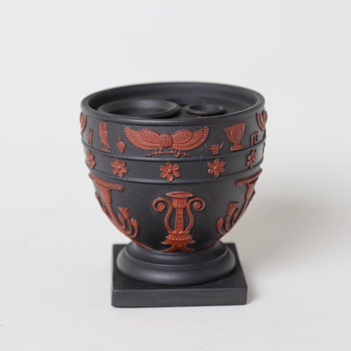 Rare, Wedgwood Rosso Antico Pyrophorous Vase