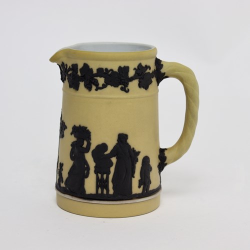 Wedgwood Yellow And Black Jasper Jug