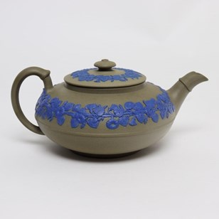 Wedgwood Drab Stoneware Teapot With...