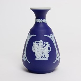 Wedgwood Dark Blue Jasper Dip Bud V...