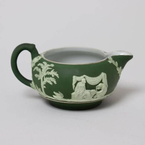 Small Wedgwood Dysart Green Jasper Milk Or Cream Jug
