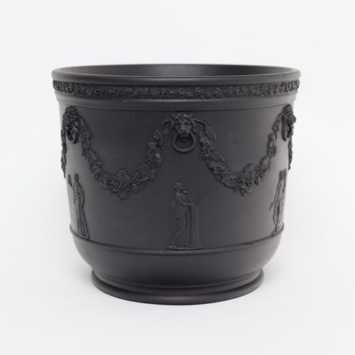 Wedgwood Black Basalt Jardiniere