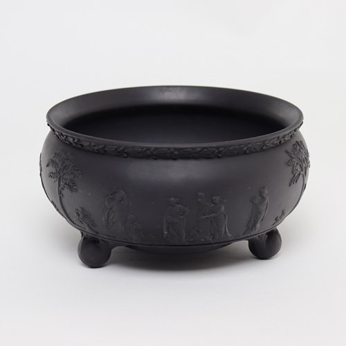Wedgwood Black Basalt Footed Bowl