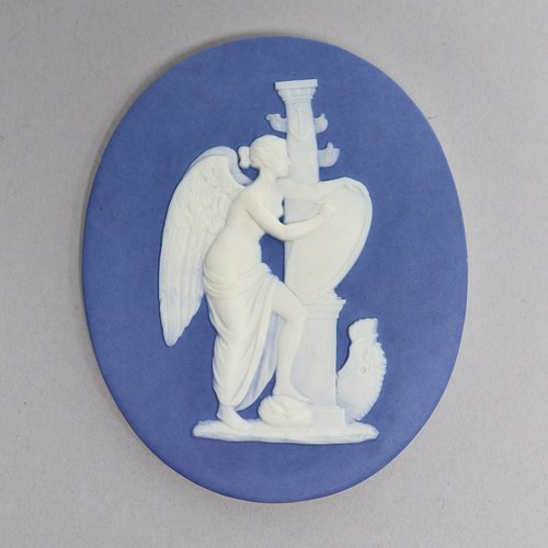 18Th Century Wedgwood & Bentley Jasper Plaque