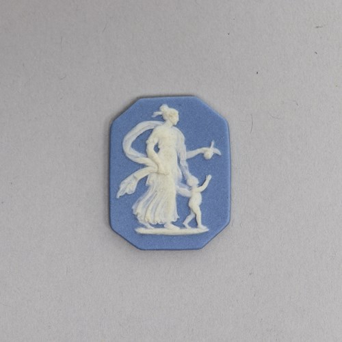 Small, Early 19Th Century, Wedgwood Blue Jasper Cameo