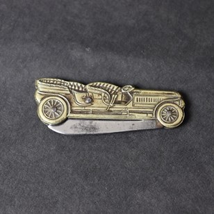 Small Brass Penknife In The Shape O...