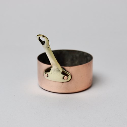 Miniature French Copper Saucepan