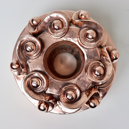Attractive 19Th Century French Copper Jelly Mould