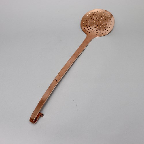 Large, Circular, French Copper Skimmer
