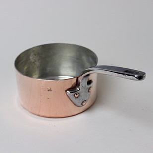 Small, French Copper Saucepan